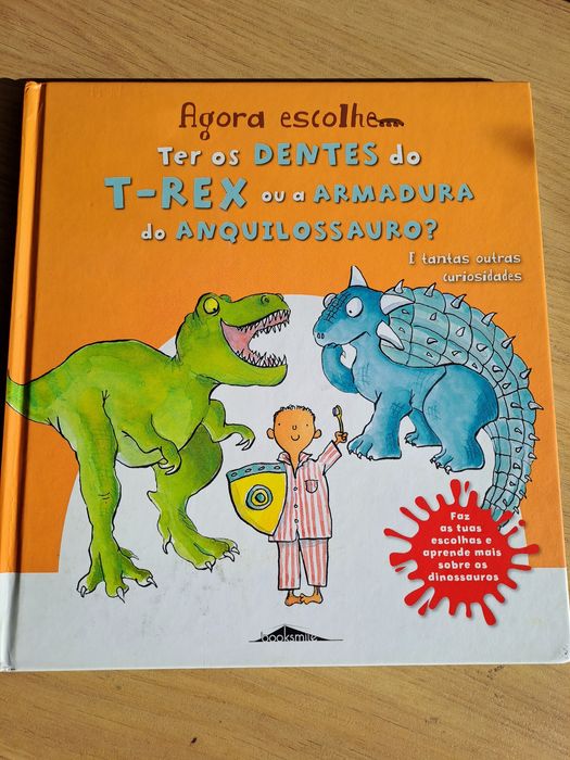Livro sobre dinossauros