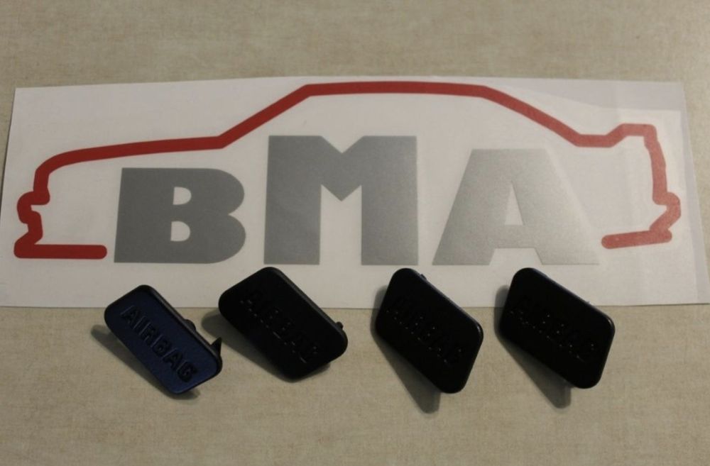 BMW E36 Z3 Osłona Zaślepka Air Bag w Boczek Drzwi Czarna Części BMA