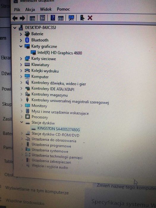 Laptop Lenovo ThinkPad L440 14 " Intel Core i5 8 GB / 480 GB czarny