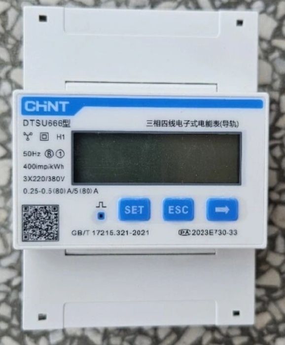 Licznik energii Chint Dtsu666 3F Modbus