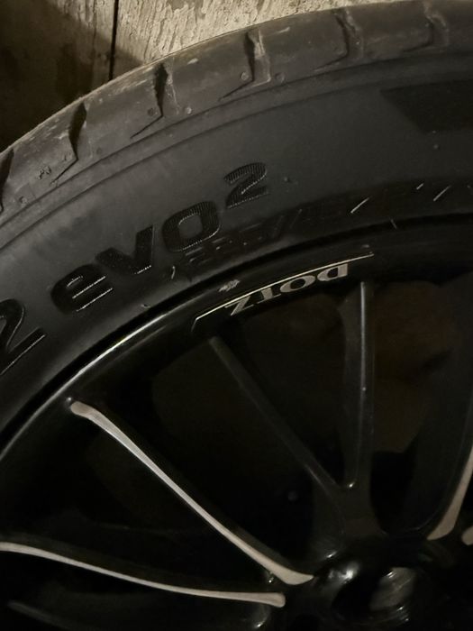 Alufelgi DOTZ Rapier 17" 225/45R17 Hankook | Komplet Śruby + Dekielki