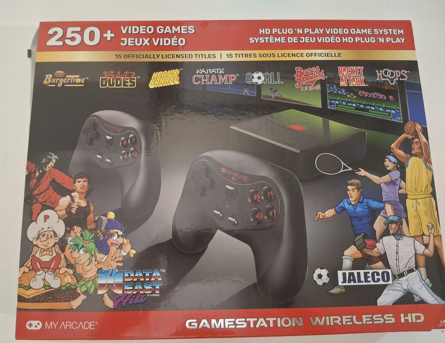 Consola Retro My Arcade GameStation Wireless HD – 250+ Jogos (Como Nova)