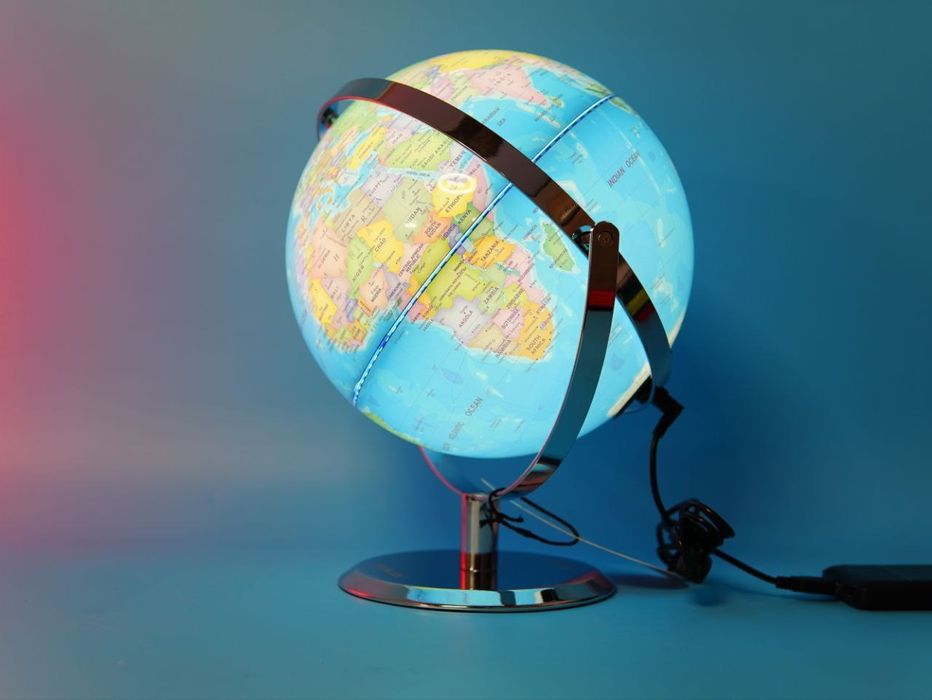 Вращающийся глобус мира VEVOR с подставкой 330,2 мм Учебный географиче