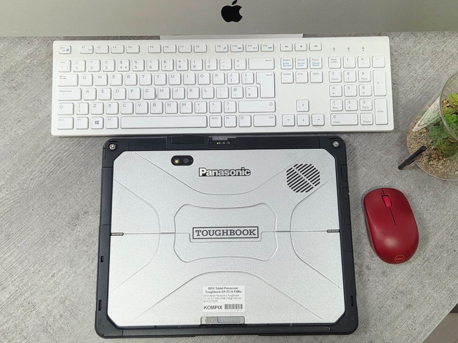 12" Pancerny Tablet Panasonic CF-33 i5-7gen 8/256 SSD do Warsztatu + 2x BAT