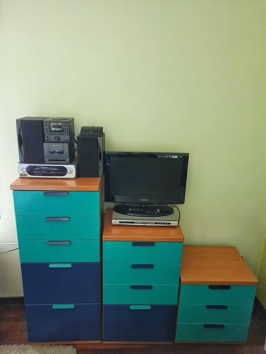 Conjunto de Cómodas + Cabeceira para Quarto de Criança - ÓTIMO Estado