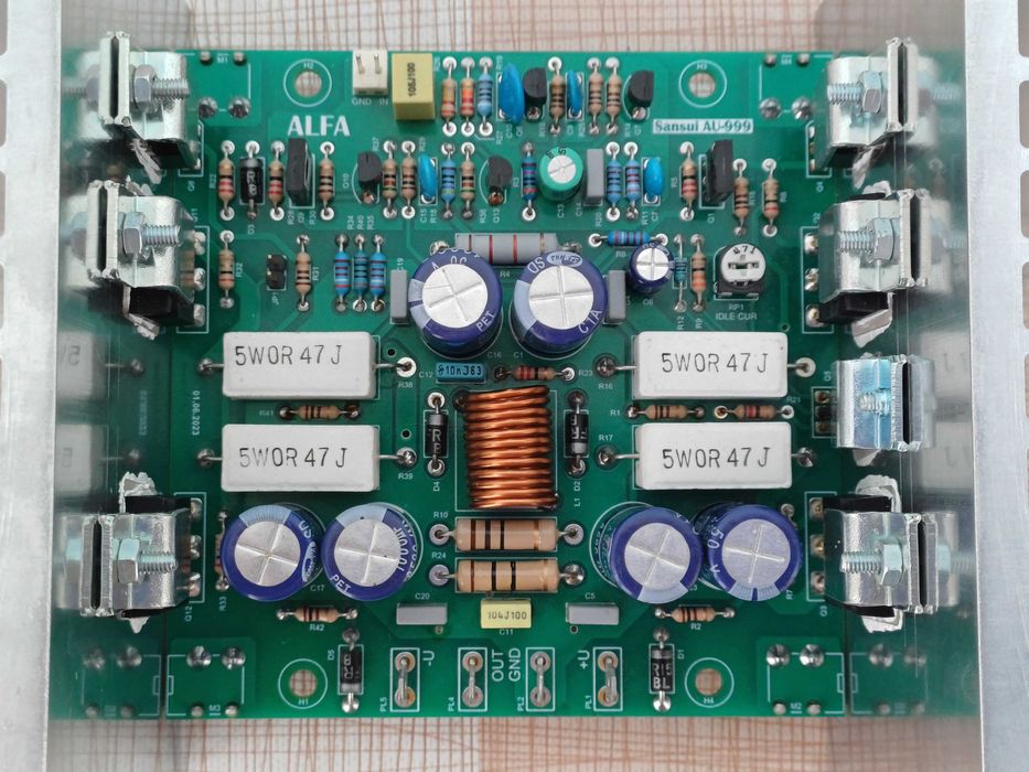 Підсилювач-модуль звуку ALFA Sansui AU-999 - limited edition