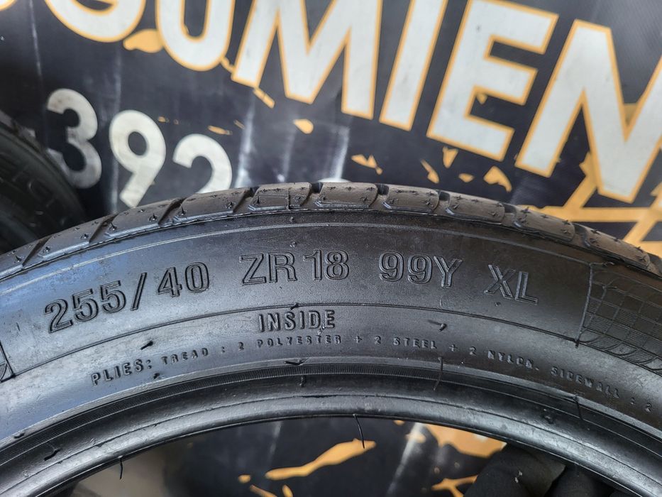 Opony letnie 255/40/18 Accelera 24rok  Demo jak nowe