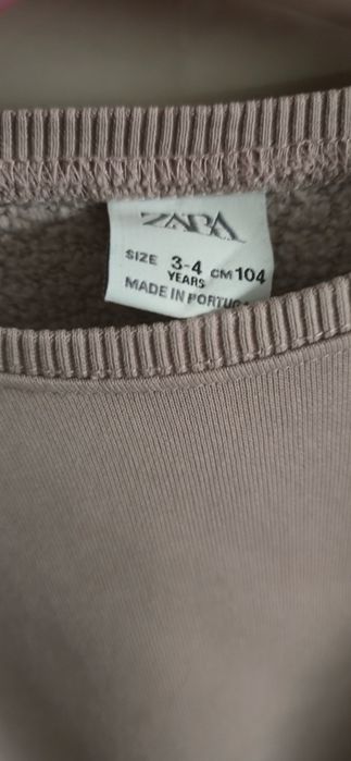 Bluza ZARA 104 pudrowa