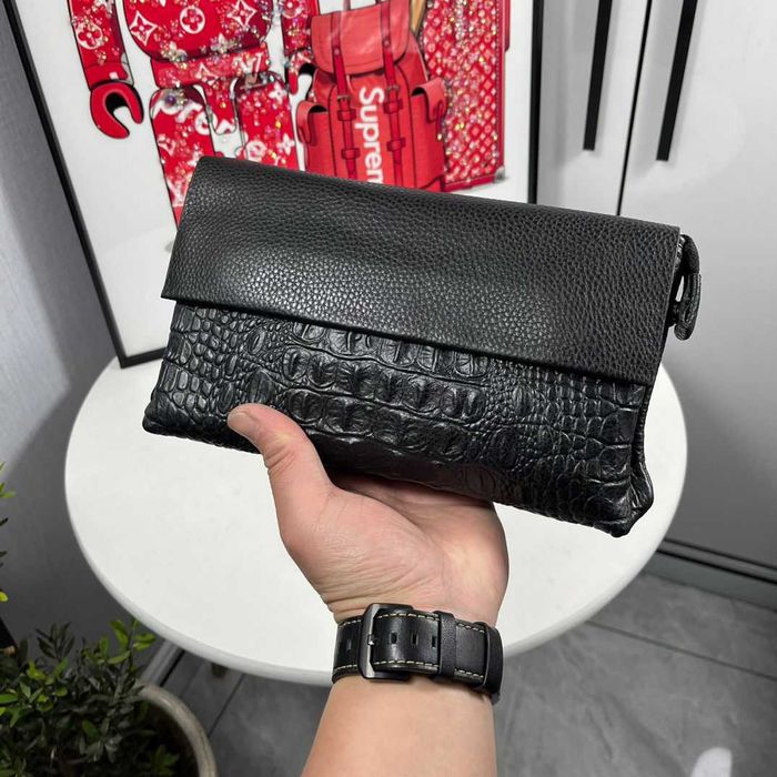 Мужской клатч , коровья кожа.