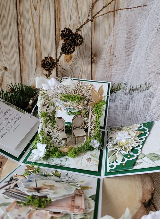 Kartka, box z okazji ślubu