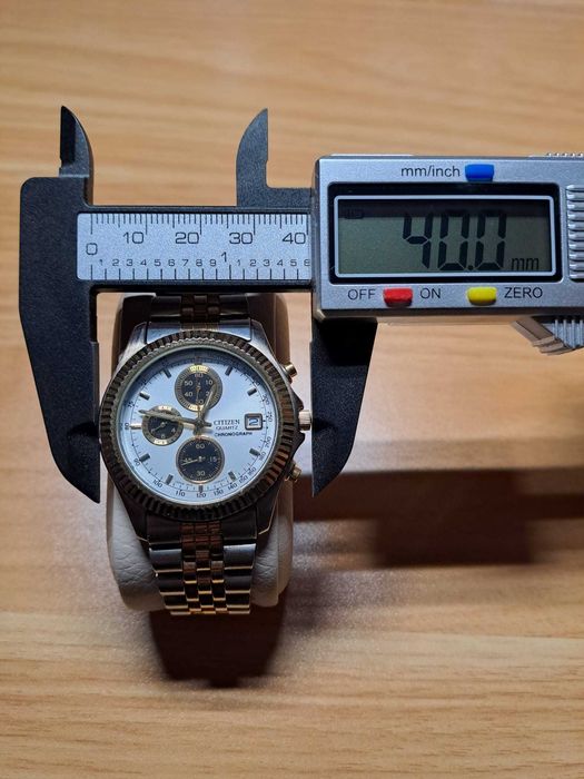 Relógio Citizen Quartz Chronograph – Dois Tons