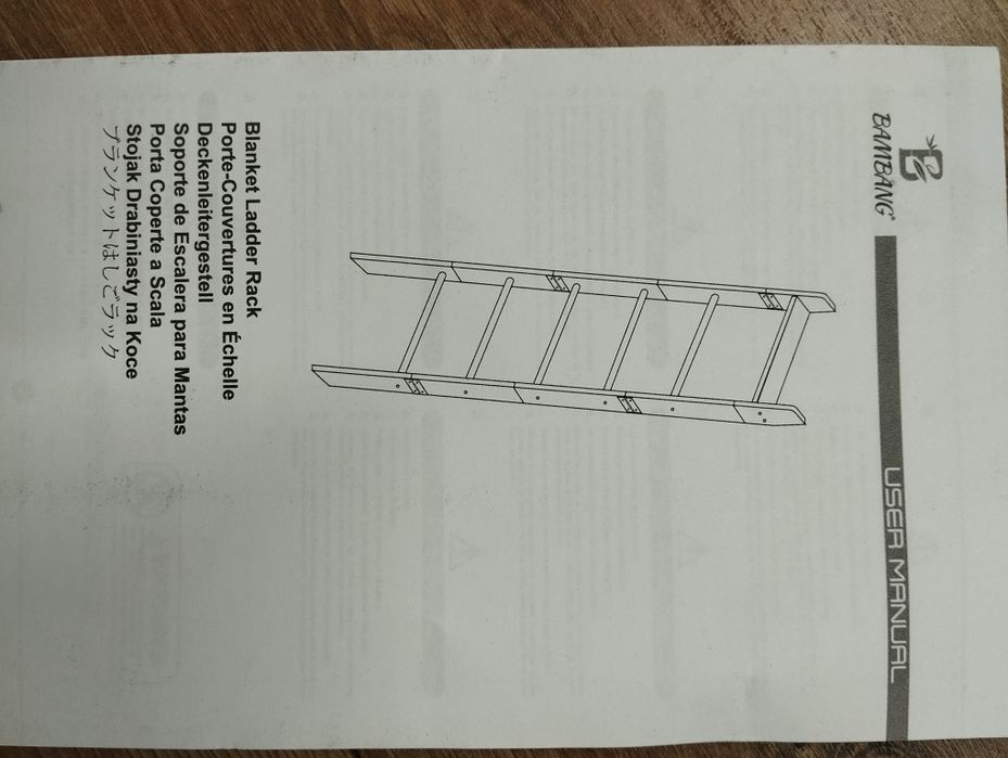 Drabinka na ręczniki, drabinka dekoracyjna, wieszak