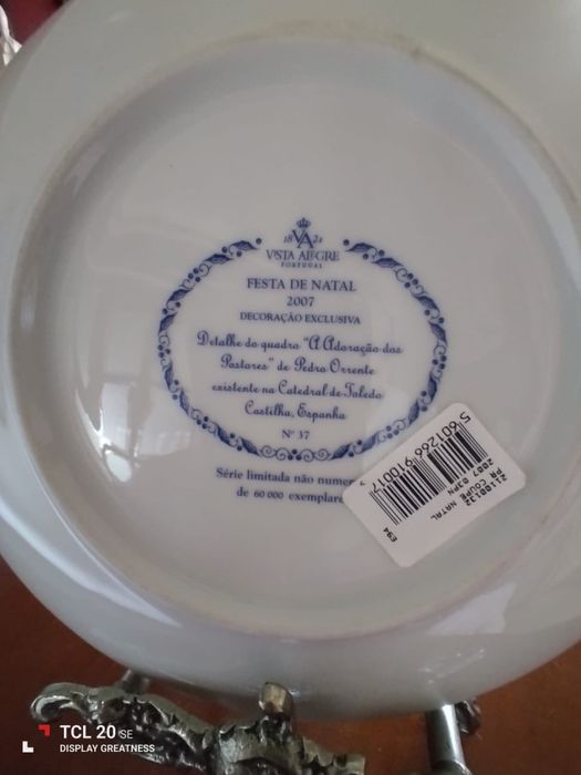 Pratos de coleção da Vista Alegre