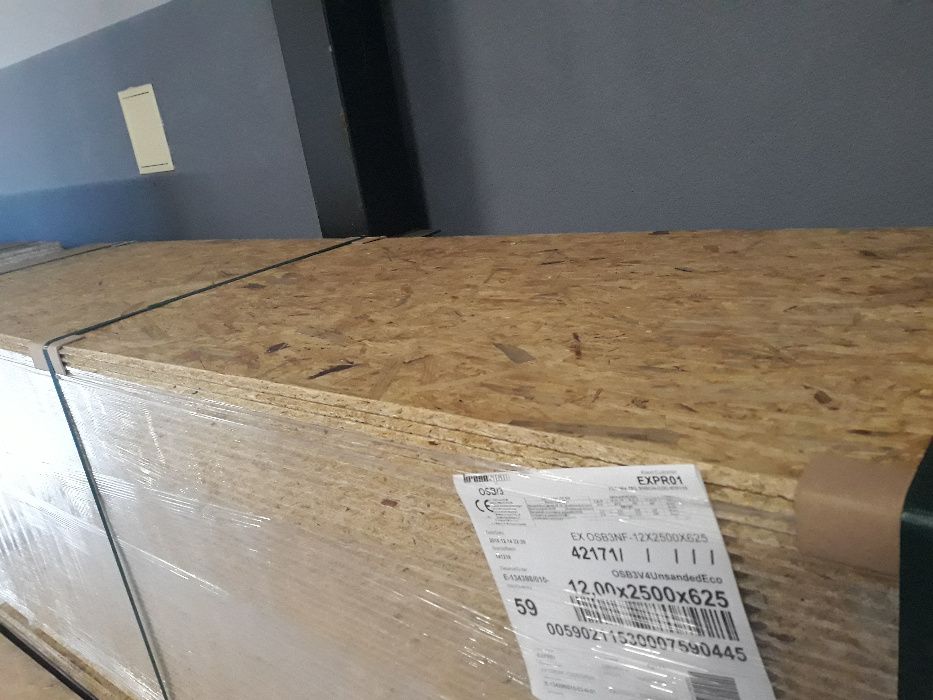 Płyty osb3 frezowana gr 12mm 2500/625