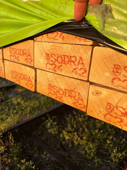 Drewno konstrukcyjne C24 95x45 mm