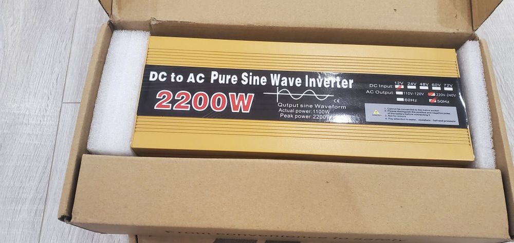 Інвертор чистий синус 1600w,2200w,3000w