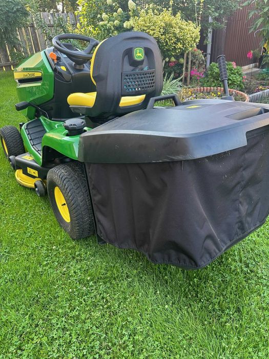 Traktorek ogrodowy JOHN DEERE X350R + DEFLEKTOR TYLNY