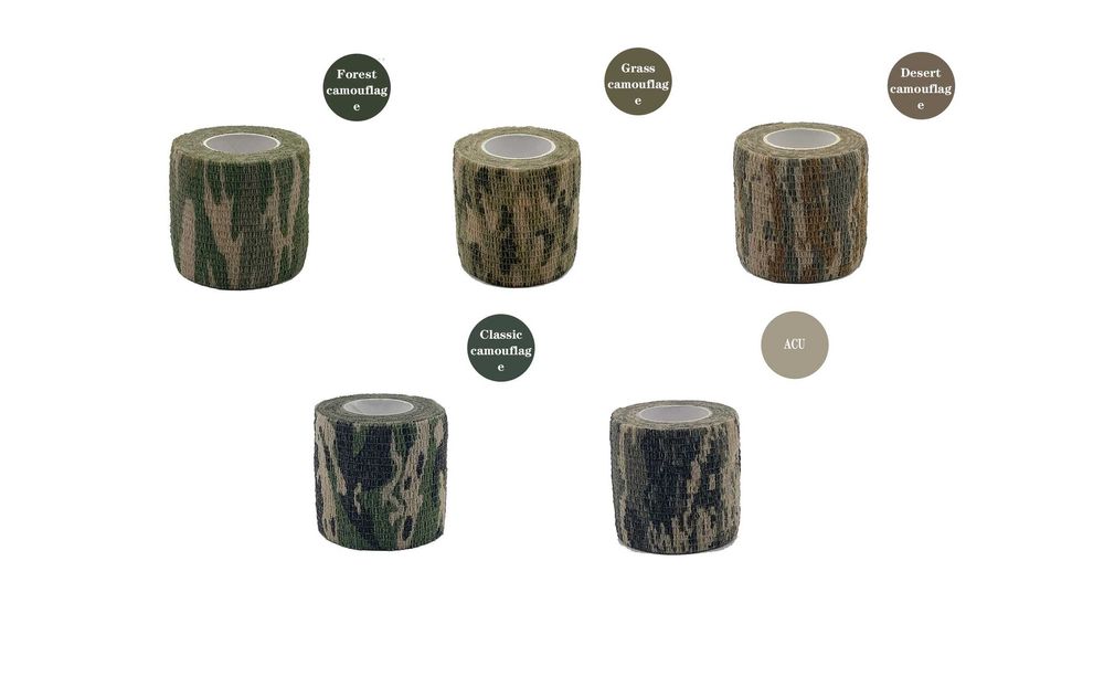 Маскувальний шарф-сітка тейп стрічка тактичний камуфляжний мультикам