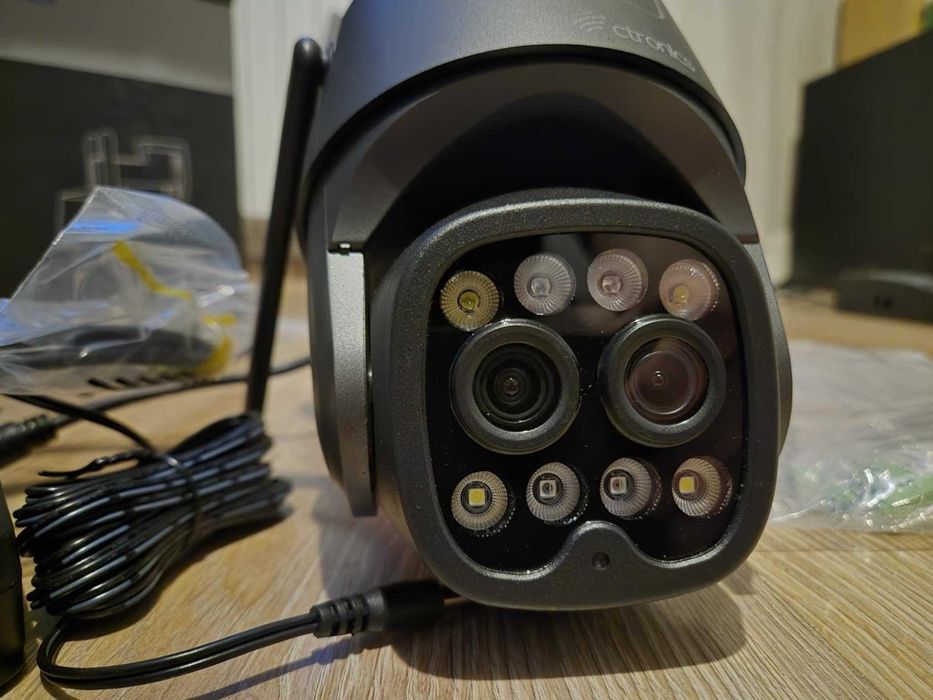 Kamera obrotowa na kartę SIM 3G/4G-LTE, 2,5k, 2mp, SIM w Zestawie,