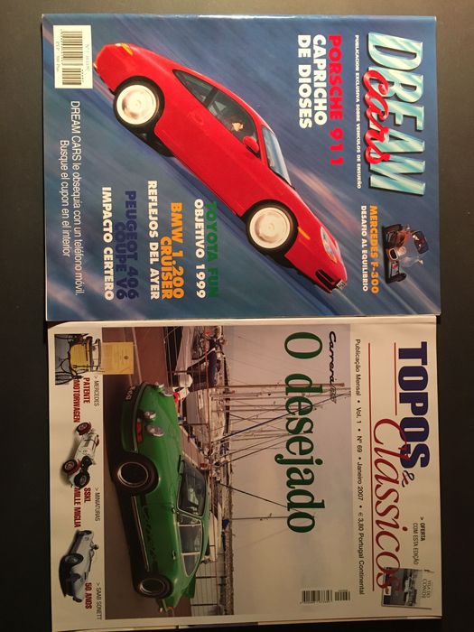 PORSCHE - 9 revistas de diferentes editores sobre o tema