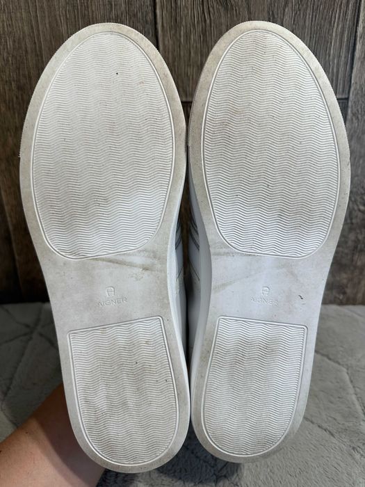 buty męskie trampki skórzane aigner david 48b 44