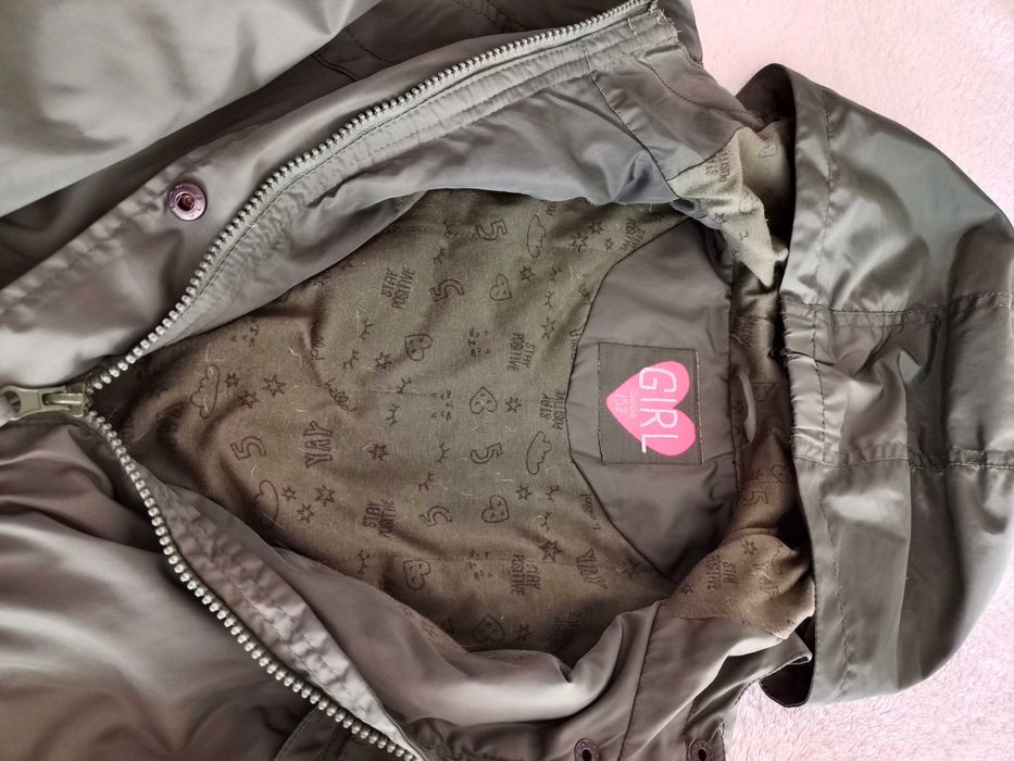 Kurtka płaszcz dla dziewczynki 152