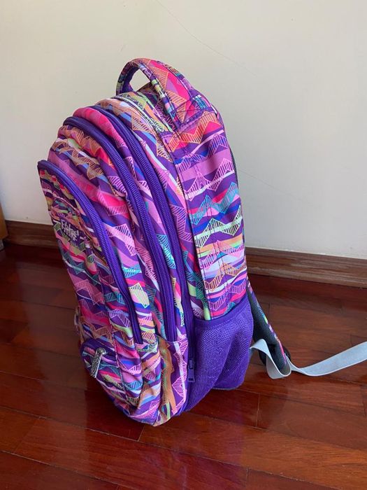 Mochila dupla com alças e costas alcolchoadas