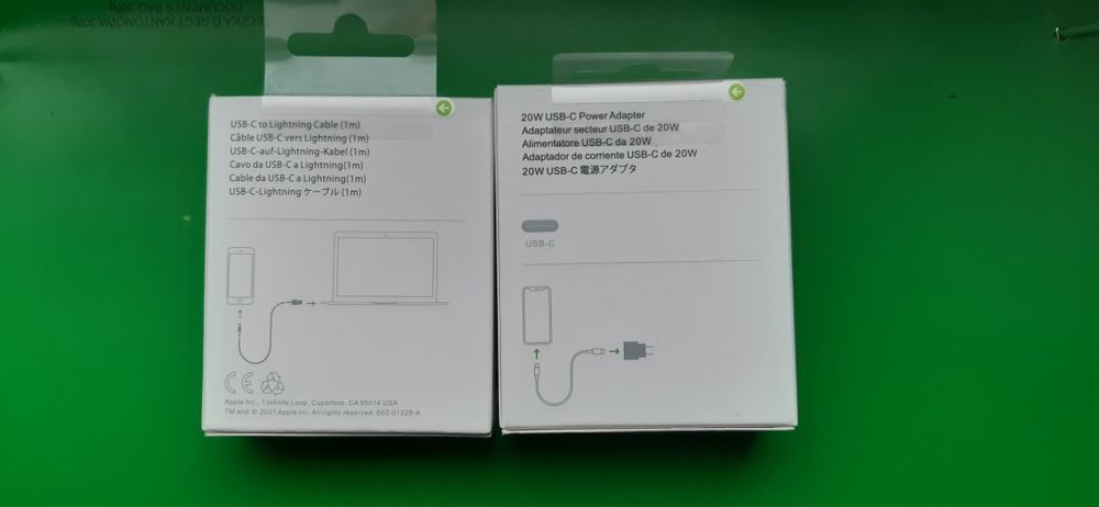 Zasilacz USB-C 20W Power Adapter + Kabel USB-C do iPad iPhone NOWE