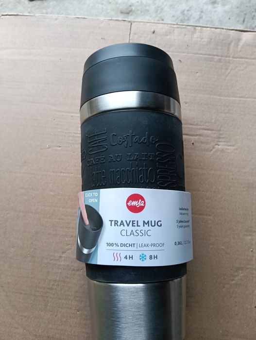 kubek termiczny Emsa Travel Mug Classic o pojemności 0,36 litra.