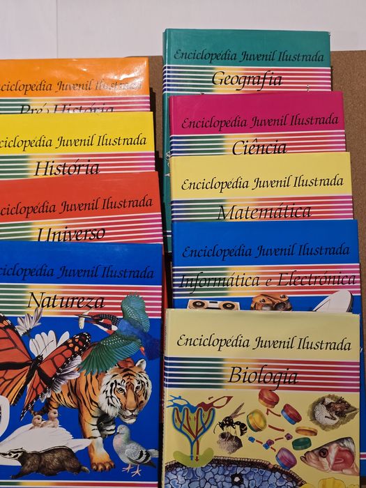 Enciclopédia Juvenil Ilustrada - 9 volumes