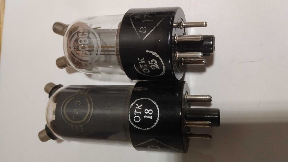 Лампа триод 6С2С, НЭВЗ ,  50-60 е  и др