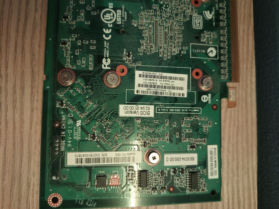 SPRZEDAM / ZAMIENIĘ Karta graficzna NVIDIA Quadro FX1800