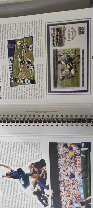 Oficial centenário FIFA em selos desde 1904 até 2006 mundial Alemanha