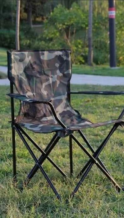 Krzesło Wędkarskie Krzesełko Turystyczne Ogrodowe Składane Duże XXL