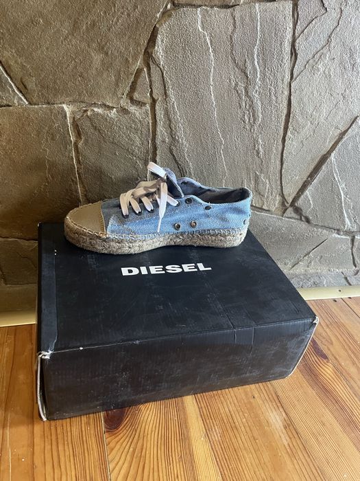 DIESEL EXPODRILLAS LC W Womens Trainers Lace Up Denim Casual Sneakers