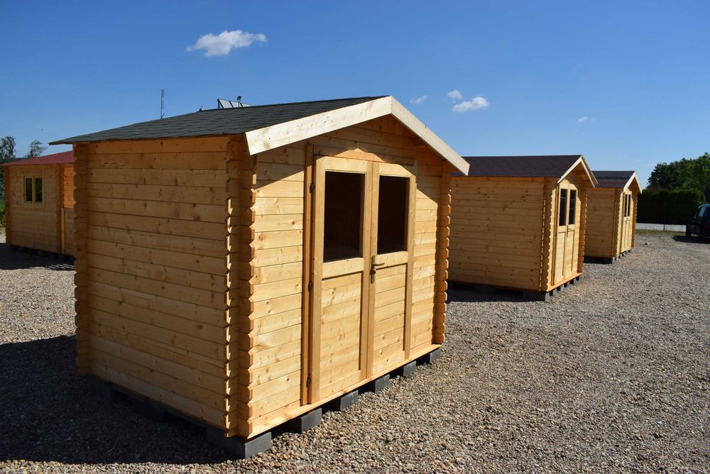 DOSTĘPNY od ZARAZ solidny domek ogrodowy balik aż 34mm* 300x200*6m2