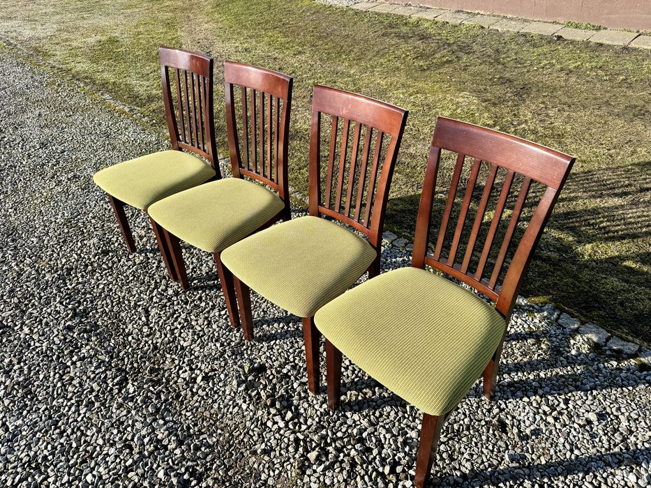 Komplet krzesel krzesla 4 sztuki jadalni stolu tapicerowane