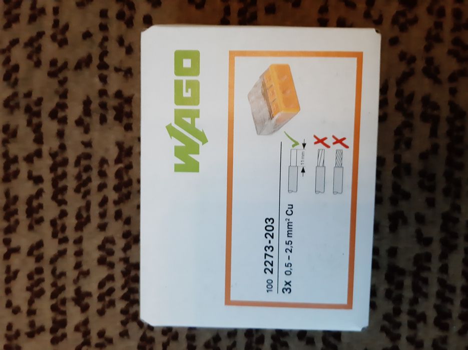 Złączki elektryczne WAGO-zestaw