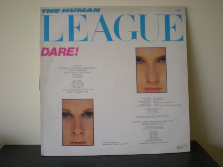 LP's Vinil: The Human League , Asia , Billy Idol