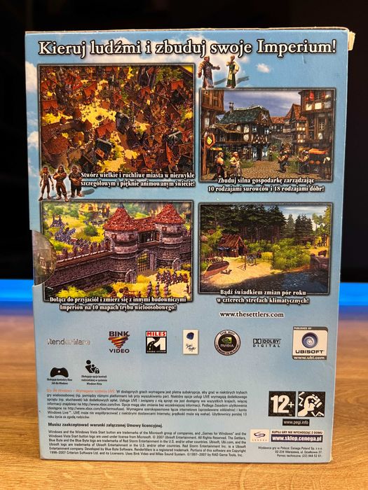 The Settlers Narodziny Imperium (PC PL 2007) BOX premierowe wydanie