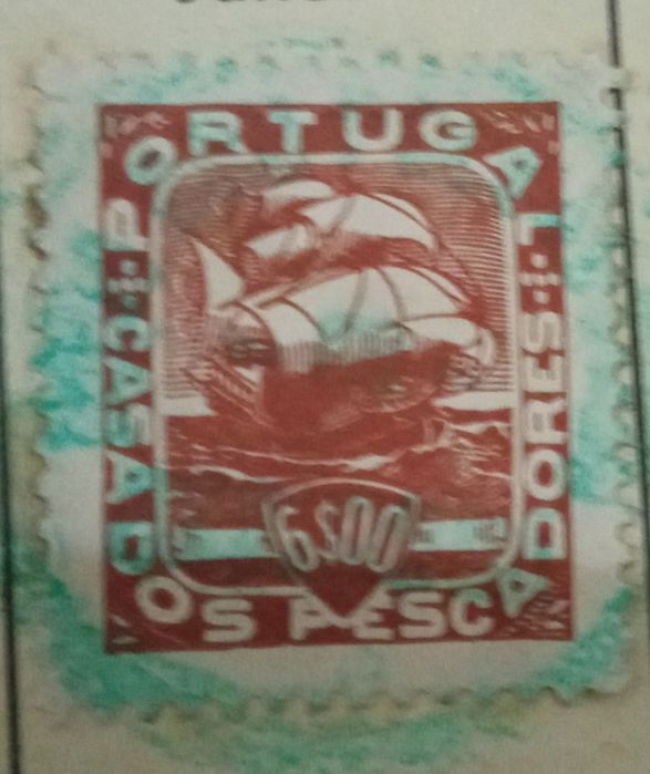 Serie de selos tributários raros, da década de 1940