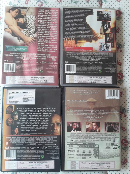 12 dvd's originais