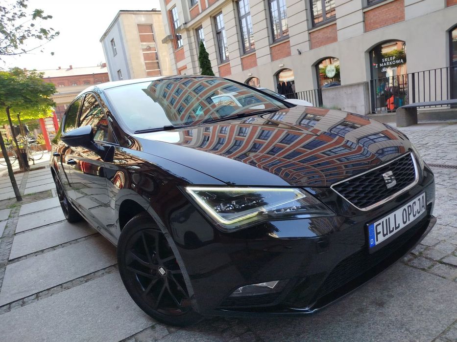 Seat Leon FULL LED*Navi*KAMERA* Najbogatsza wer.*Black&Black*Jedyny taki*Okazja!