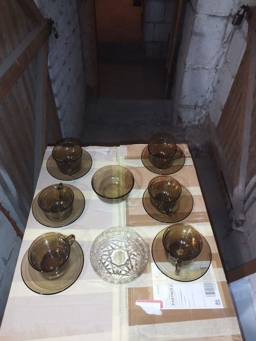 Serwis do herbaty lata 80