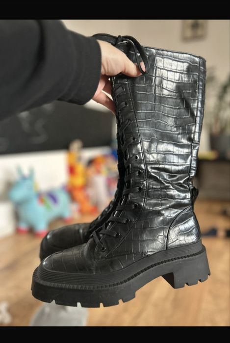 Kozaki zara 37 wkladka 24 cm