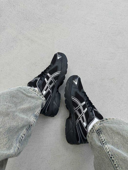 ‼️НОВІ Кросівки ASICS Gel-1130 Black Silver