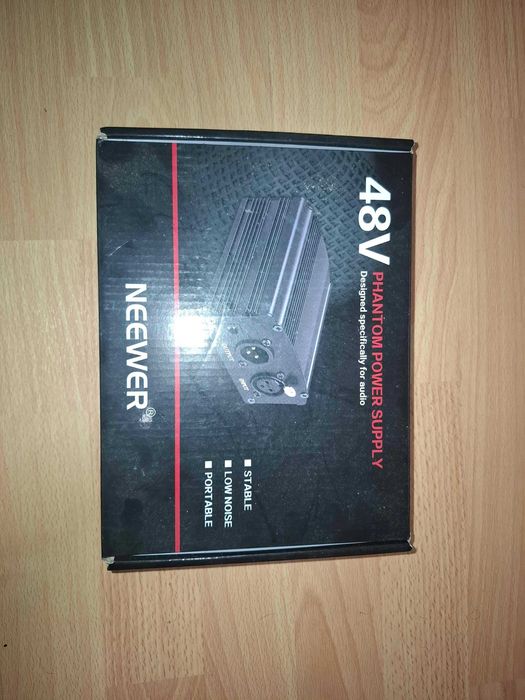 Microfone Neewer NW-700 + Fonte Neewer Phantom 48V