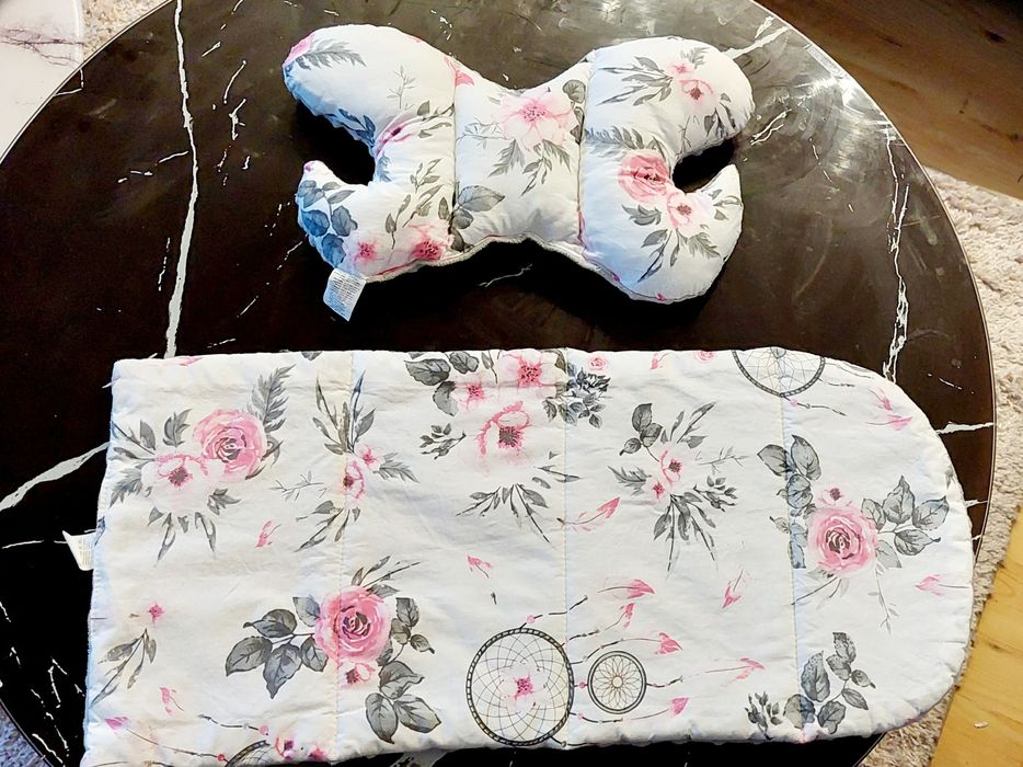 Kokon zestaw, motylek, poduszka,  kocyk/kołderka, materacyk