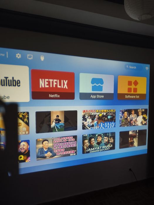 Projetor Android Absolutamente novo com imagem 1080 P incrível