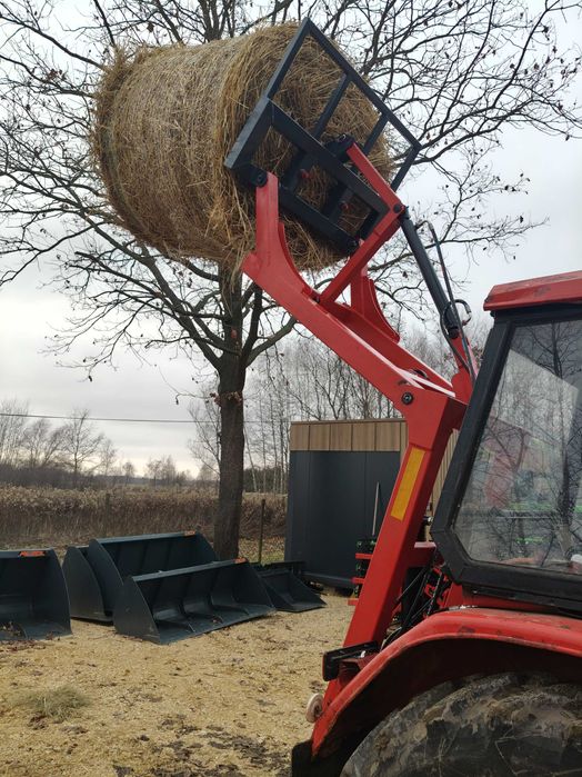 Widły do bel podnośnik tur na tył Tuz ciągnika 3.5m ładowacz łycha
